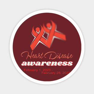 Heart disease awareness month Magnet